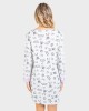 Camisa de dormir de dona 100% cotó de màniga llarga
