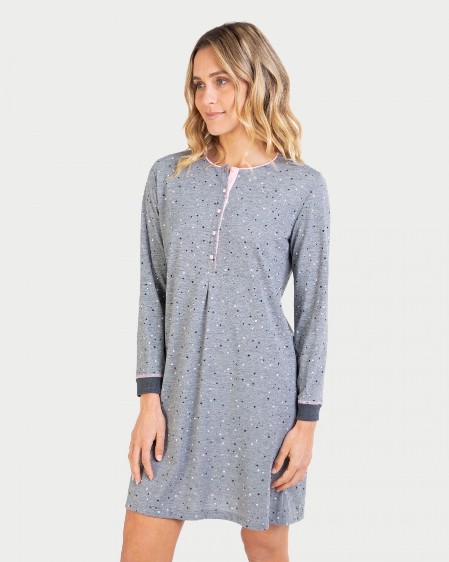 Camis n de mujer manga larga y tapeta