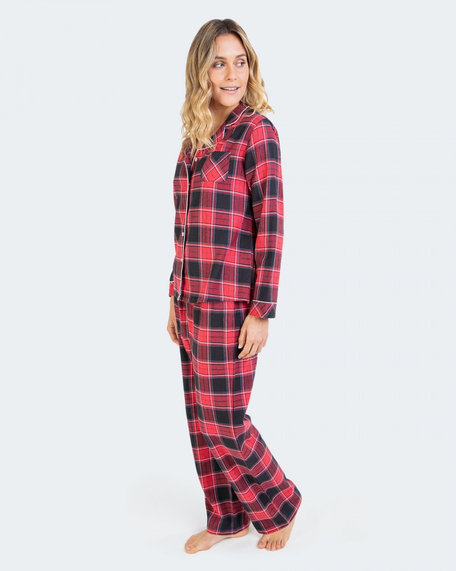 pijama mujer tipo camisa