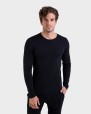Camiseta de hombre manga larga y cuello redondo