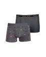 Pack 2 boxers en gris