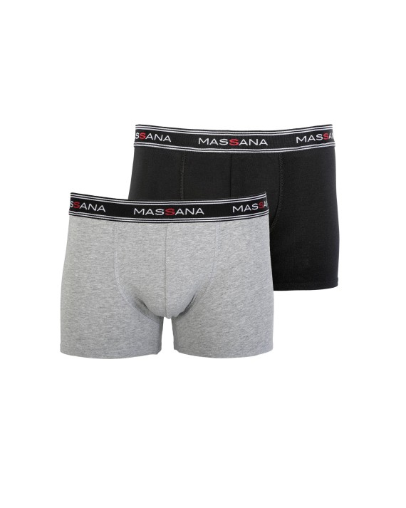 Pack 2 boxers en negro y gris