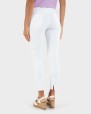 Pantalons de dona elàstic blanc