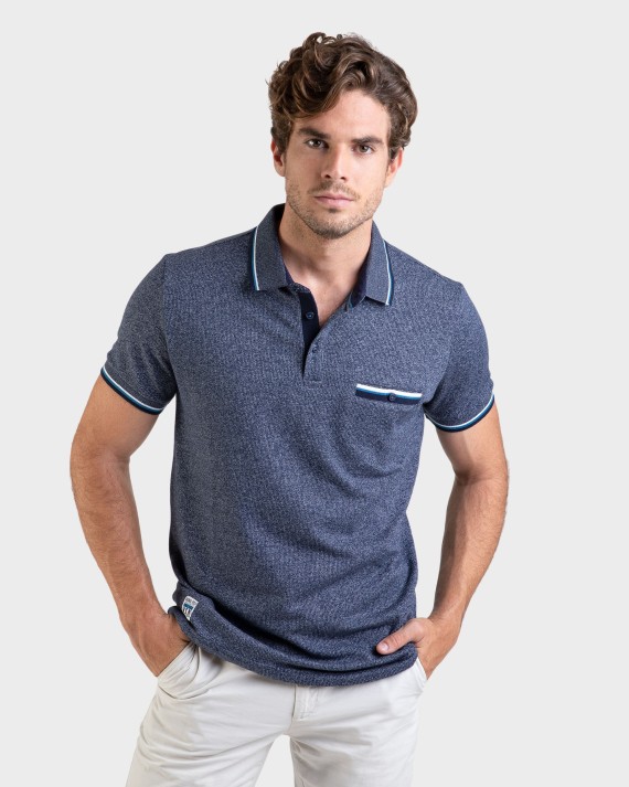 Polo de hombre con bolsillo en el pecho