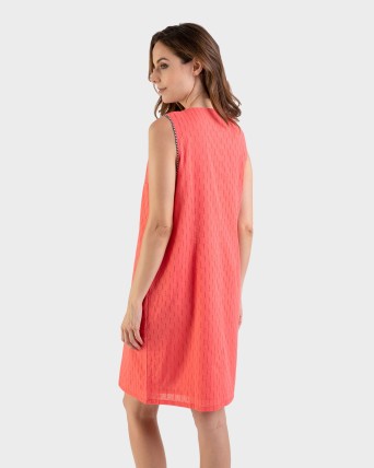 Vestit color coral