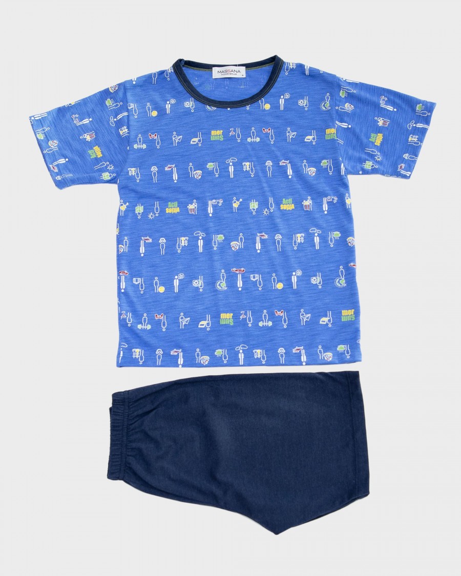 Pijama de nen coll rodó