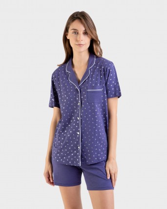 Pijama de mujer tipo camisa
