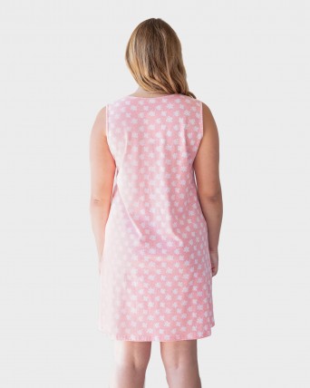 Camisón patrón tallas grandes en rosa