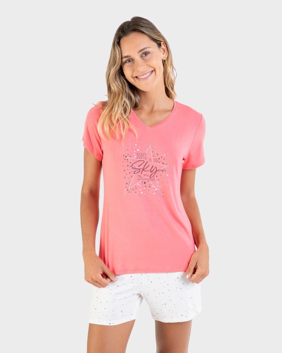 Pijama de dona fibra de bambú