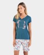 Pijama de dona pantalons curts