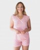 Pijama de mujer patrón tallas grandes rosa
