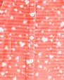 Bata polar corazones de niña