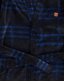 Bata polar negre i blau de nen