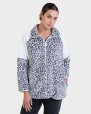 Bata de dona teixit polar animal print