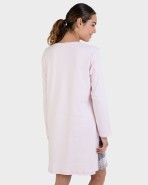 Camisón manga larga cuadros
