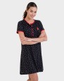Camisola de màniga curta negre