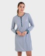 Camisola pispa llarga micro llistat