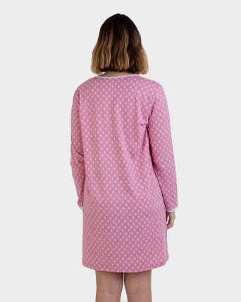 Camisola de màniga llarga estampat geomètric