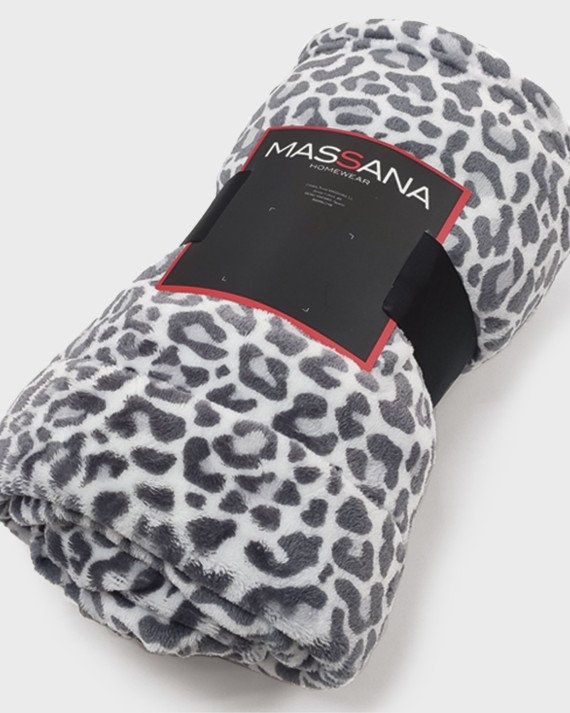 Manta teixit polar animal print