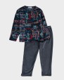 Pijama de nen teixit micro polar estampat