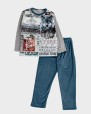 Pijama de nen teixit micro polar estampat