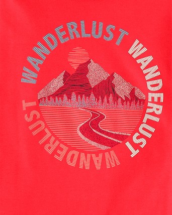Pijama de niño estampado montaña