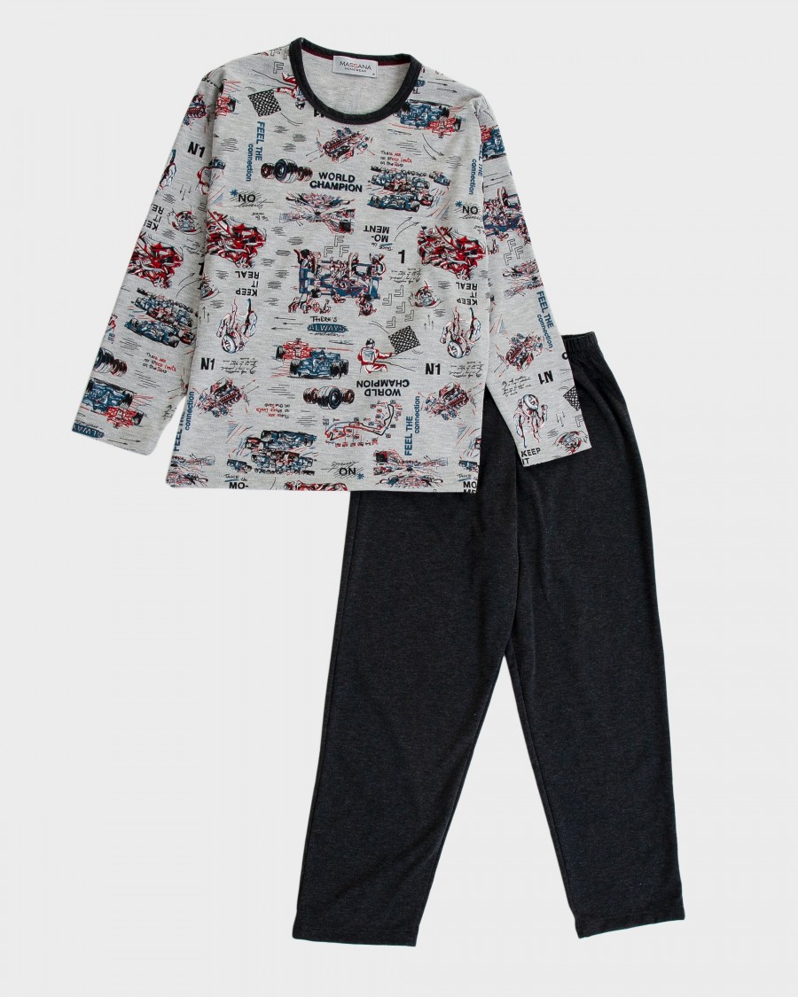 Pijama de nen estampat cotxes