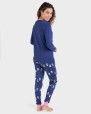 Pijama largo 100% algodón estampado ositos
