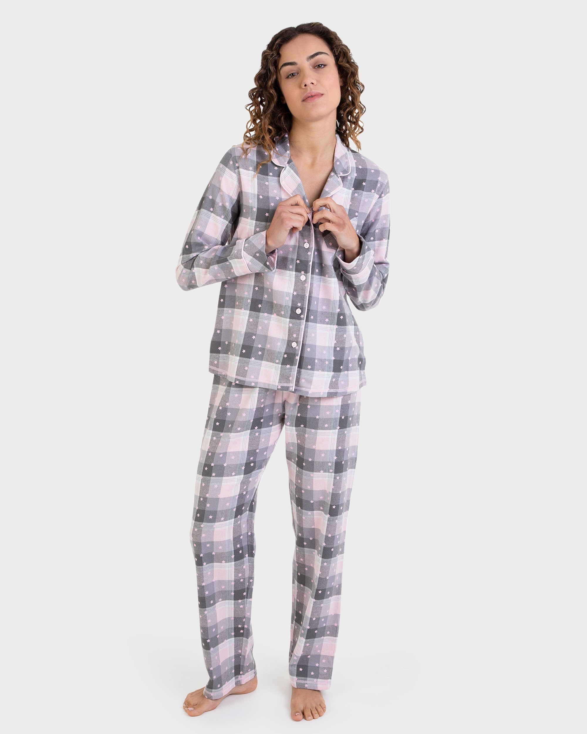Pijama largo 100% algodón
