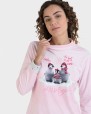 Pijama llarg polar estampat pingüins