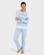Pijama llarg polar relleu