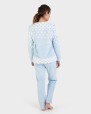 Pijama llarg polar relleu