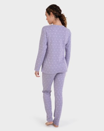 Pijama llarg jacquard talps
