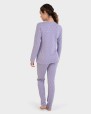 Pijama llarg jacquard talps