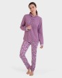 Pijama llarg pelfa llistat