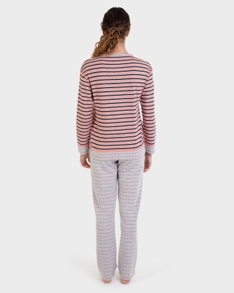 Pijama llarg reversible