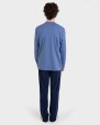 Pijama largo azul vigoré