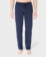 Pantalón de pijama azul liso