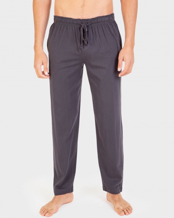 Pantalons de pijama gris llis