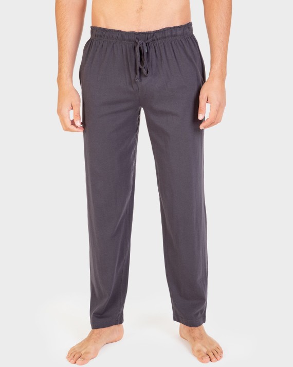 Pantalón de pijama gris liso