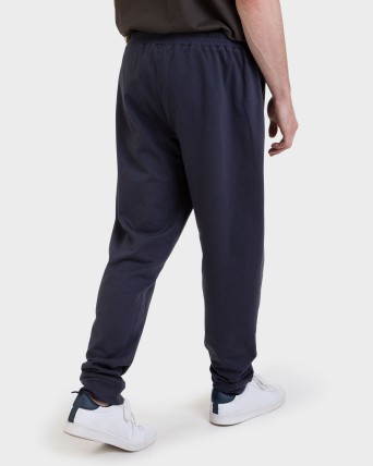 Pantalón largo con puños azul