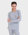 Camiseta de pijama larga gris