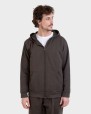 Sudadera kaki con capucha