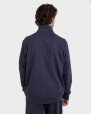 Sudadera azul cuello alto