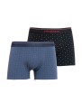 Pack de dos bòxers de punt en microestampat