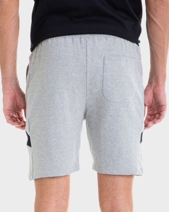 PANTALÓ CURT HOME GRIS