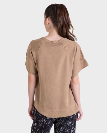 BLUSA MUJER CAMEL