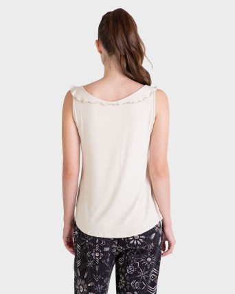 BLUSA DONA TIRANTS BEIGE