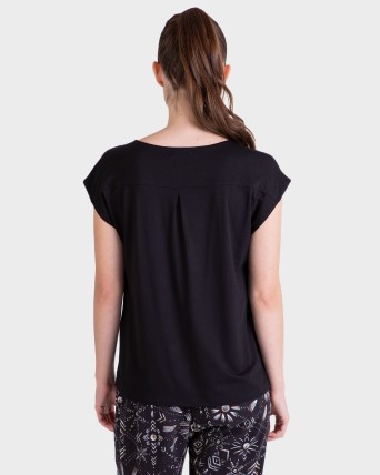 BLUSA  MUJER BÁSICA NEGRA