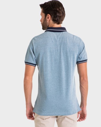 POLO HOMBRE TURQUESA